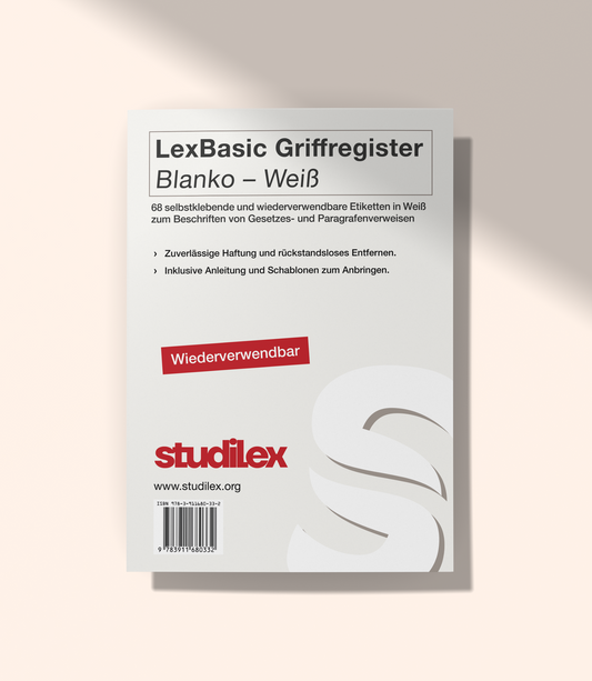 LexBasic Blanko – Weiß