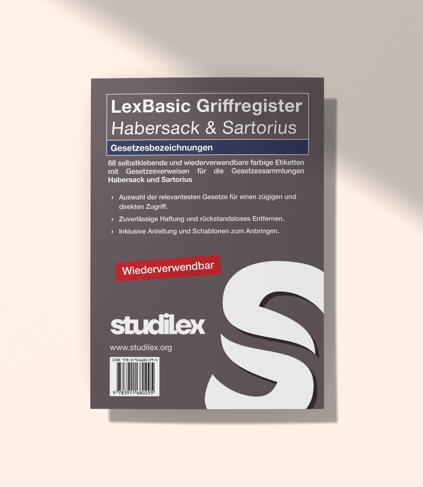 LexBasic Habersack & Sartorius Gesetzesbezeichnungen