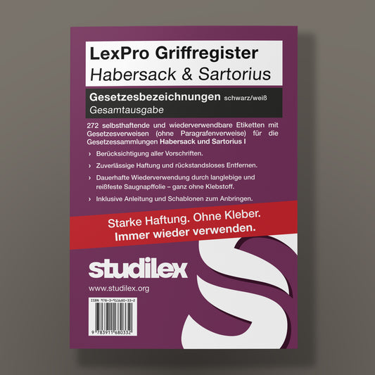 LexPro Gesetzesbezeichnungen Gesamtausgabe SW
