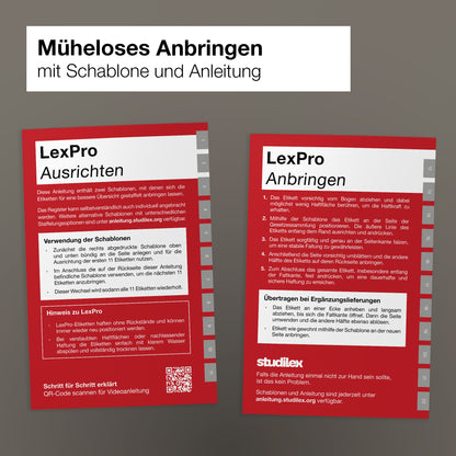 LexPro Habersack & Sartorius Gesetzesbezeichnungen Übersicht